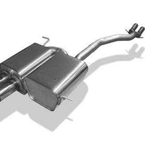BMW Z4 E85 Endschalldämpfer inkl. Y-Verbindungsrohr 2x50mm - 2x80 Typ 10