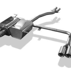 BMW Z4 E85 Endschalldämpfer Ausgang rechts/links inkl. Y-Verbindungsrohr 2x50mm - 2x76 Typ 17 rechts/links