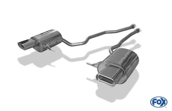 BMW X5 E53 Endschalldämpfer rechts/links - 160x80 Typ 53 rechts/links