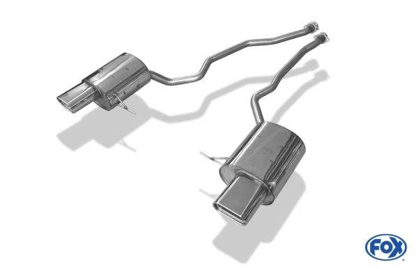 BMW X5 E53 Endschalldämpfer rechts/links - 160x80 Typ 53 rechts/links – Bild 2
