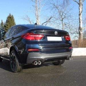 BMW X4 F26 - 35i 35d Endschalldämpfer quer Ausgang rechts/links - 2x90 Typ 17 rechts/links