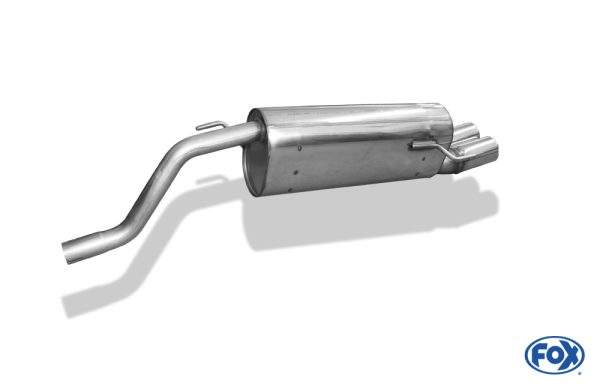 Fiat Grande Punto 199 - Benzin Endschalldämpfer - 2x76 Typ 13 – Bild 3