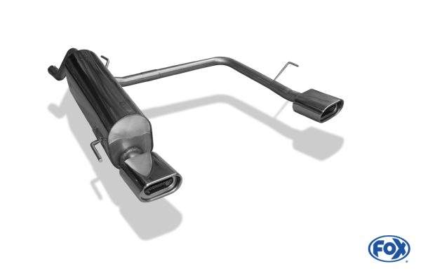 Fiat Grande Punto 199 - Benzin Endschalldämpfer Ausgang rechts/links - 135x80 Typ 53 rechts/links – Bild 2