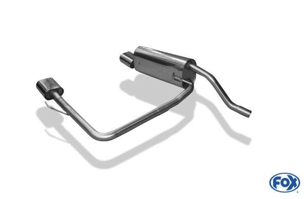 Fiat Grande Punto 199 - Benzin Endschalldämpfer Ausgang rechts/links - 135x80 Typ 53 rechts/links – Bild 3