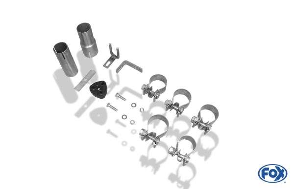 Fiat Grande Punto 199 - Benzin Endschalldämpfer Ausgang rechts/links - 135x80 Typ 53 rechts/links – Bild 4