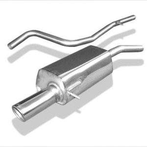 Ford Fiesta VI - Diesel Endschalldämpfer inkl. Verbindungsrohr zum Kat - 1x90 Typ 16