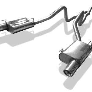 Ford Mustang Coupe Endschalldämpfer rechts/links mit Y-Verbindungsrohr - 1x90 Typ 17 rechts/links