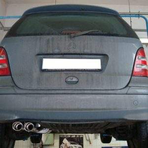 Mercedes A-Klasse W168 Diesel Endschalldämpfer - 2x88x74 Typ 32