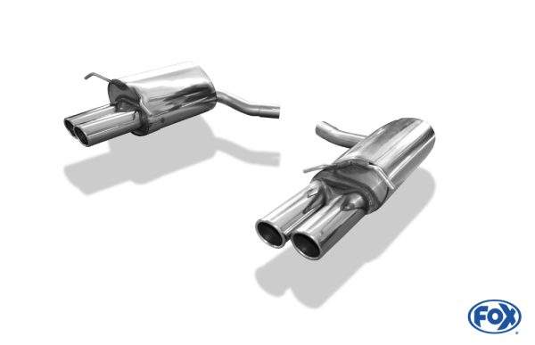 Mercedes C-Klasse 6 Zylinder - W204/S204 Endschalldämpfer rechts/links - 2x80 Typ 16 rechts/links – Bild 2