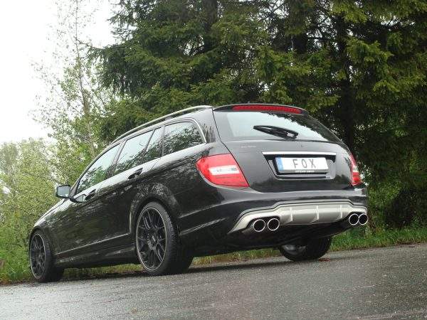 Mercedes C-Klasse 6 Zyl. - W204/S204 AMG-Paket + C63 Einsatz Endschalldämpfer rechts/links - 2x115x85 Typ 32 rechts/links – Bild 5