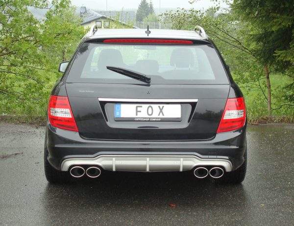 Mercedes C-Klasse 6 Zyl. - W204/S204 AMG-Paket + C63 Einsatz Endschalldämpfer rechts/links - 2x115x85 Typ 32 rechts/links – Bild 6