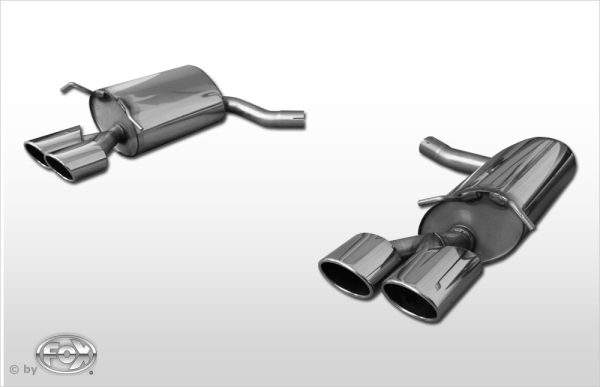 Mercedes E-Klasse Coupe C207 - 6 Zylinder Endschalldämpfer rechts/links - 2x115x85 Typ 32 rechts/links