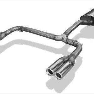 Mercedes M-Klasse Typ W163 Endschalldämpfer Ausgang rechts/links (Eingang zweiflutig) - 2x80 Typ 13 rechts/links