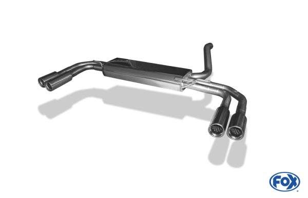 Mercedes Vito/ Viano - W639 (nicht Compact) Endschalldämpfer quer Ausgang rechts/links - 2x80 Typ 13 rechts/links – Bild 3