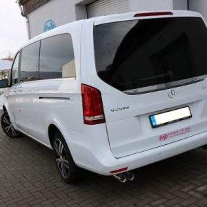 Mercedes V-Klasse W447 Endschalldämpfer quer Ausgang rechts/links  - 2x76 Typ 11 rechts/links