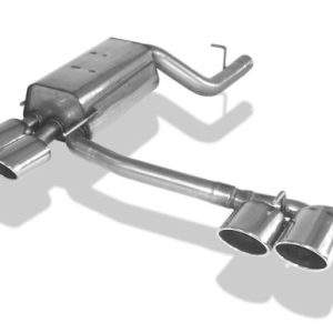Mercedes CLK Typ 209 Cabrio & Coupe Endschalldämpfer Ausgang rechts/links Ø70mm - 2x115x85 Typ 32 rechts/links