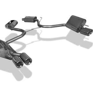Mercedes SL Typ 230 Endschalldämpfer rechts/links - 2x80 Typ 13 rechts/links