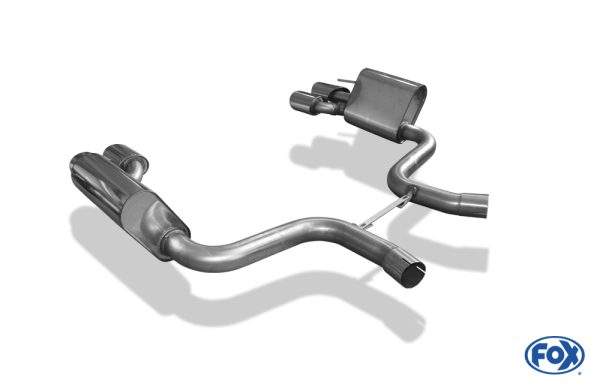 Mercedes SL55/ SL600 - R230 Endschalldämpfer rechts/links - 2x115x85 Typ 32 rechts/links – Bild 4