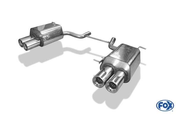 Mercedes SLK Typ 171 - 4/6 Zylinder Endschalldämpfer rechts/links - 2x90 Typ 13 rechts/links – Bild 3