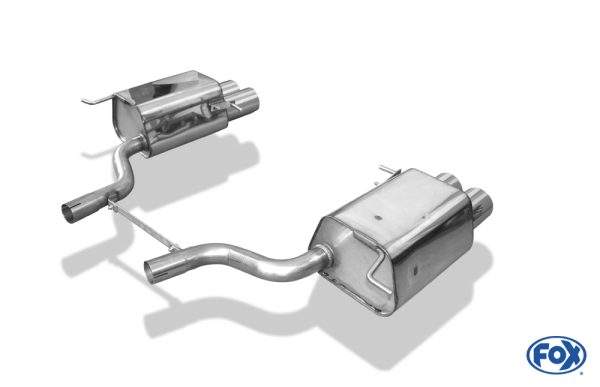 Mercedes SLK Typ 171 - 4/6 Zylinder Endschalldämpfer rechts/links - 2x90 Typ 13 rechts/links – Bild 4