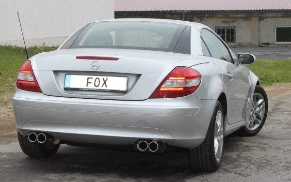 Mercedes SLK Typ 171 - 4/6 Zylinder Endschalldämpfer rechts/links - 2x90 Typ 13 rechts/links – Bild 6