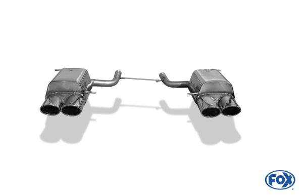 Mercedes SLK Typ 171 - 4/6 Zylinder Endschalldämpfer rechts/links - 2x115x85 Typ 32 rechts/links – Bild 2