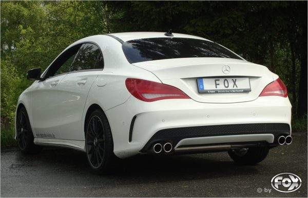 Mercedes CLA - C117/ X117 Frontantrieb Endschalldämpfer quer Ausgang rechts/links - 2x80 Typ 12 rechts/links – Bild 5
