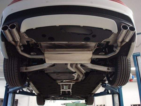 Mercedes CLA - C117/ X117 Frontantrieb Endschalldämpfer quer Ausgang rechts/links - 2x80 Typ 12 rechts/links – Bild 13