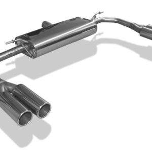 Mercedes CLA - 117 4-matic Endschalldämpfer quer Ausgang rechts/links - 2x80 Typ 12 rechts/links