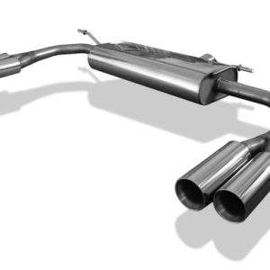 Mercedes CLA - 117 4-matic Endschalldämpfer quer Ausgang rechts/links - 2x80 Typ 24 rechts/links