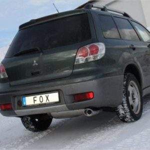 Mitsubishi Outlander 4WD Endschalldämpfer - 115x85 Typ 33