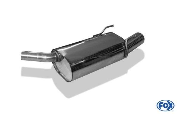 Opel Corsa B Endschalldämpfer - 1x90 Typ 13 – Bild 3