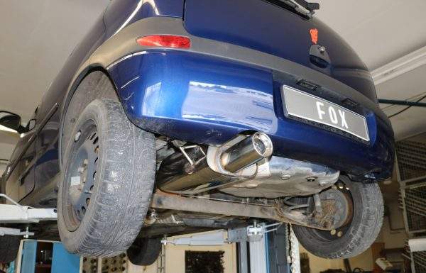 Opel Corsa C Endschalldämpfer - 1x90 Typ 13 – Bild 9