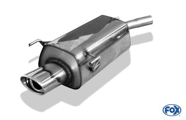 Opel Corsa C Endschalldämpfer - 115x85 Typ 33