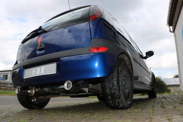 Opel Corsa C Endschalldämpfer Ausgang rechts/links - 1x90 Typ 13 rechts/links – Bild 2