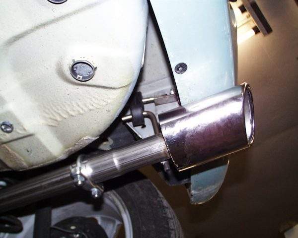 Opel Corsa C Endschalldämpfer Ausgang rechts/links - 115x85 Typ 33 rechts/links – Bild 2