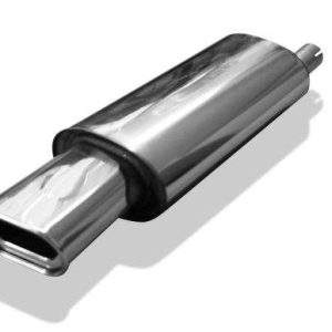 Opel Astra F-CC Endschalldämpfer 1-Punkt-Aufhängung - 135x80 Typ 53