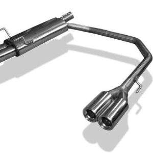 Opel Astra F-CC Endschalldämpfer Ausgang rechts/links 3-Punkt-Aufhängung  - 2x80 Typ 13 rechts/links