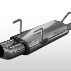 Opel Astra F-CC Endschalldämpfer 3-Punkt-Aufhängung - 2x76 Typ 18