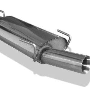 Opel Astra F-CC Endschalldämpfer 3-Punkt-Aufhängung einflutig - 1x80 Typ 24