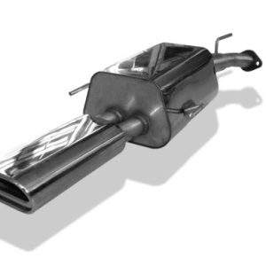 Opel Astra G Stufenheck Endschalldämpfer Ø60mm - 135x80 Typ 53