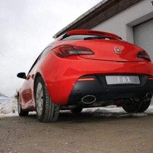 Opel Astra J GTC Endschalldämpfer quer Ausgang rechts/links - 160x90 Typ 38 rechts/links