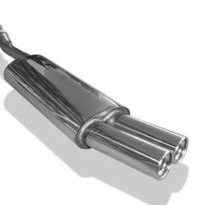 Opel Vectra A Stufenheck Endschalldämpfer - 2x76 Typ 13
