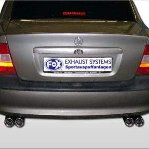 Opel Vectra B Endschalldämpfer Ausgang rechts/links - 2x76 Typ 13 rechts/links