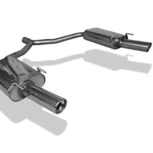 Opel Vectra C Caravan Endschalldämpfer rechts/links einflutig - 1x90 Typ 17 rechts/links