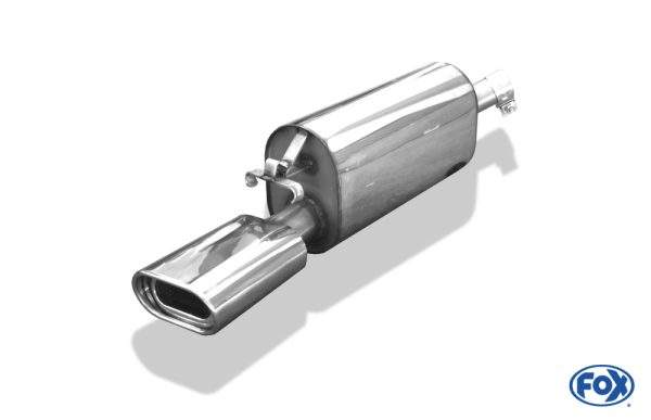 Opel Calibra A/ Calibra A 4x4 Endschalldämpfer Ø50mm - 135x80 Typ 53