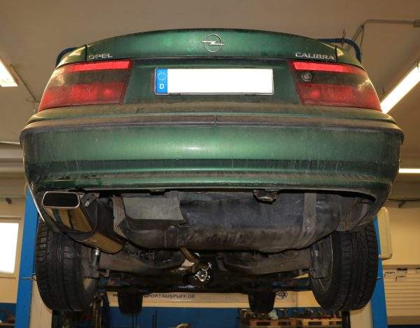 Opel Calibra A/ Calibra A 4x4 Endschalldämpfer Ø50mm - 145x65 Typ 59 – Bild 2