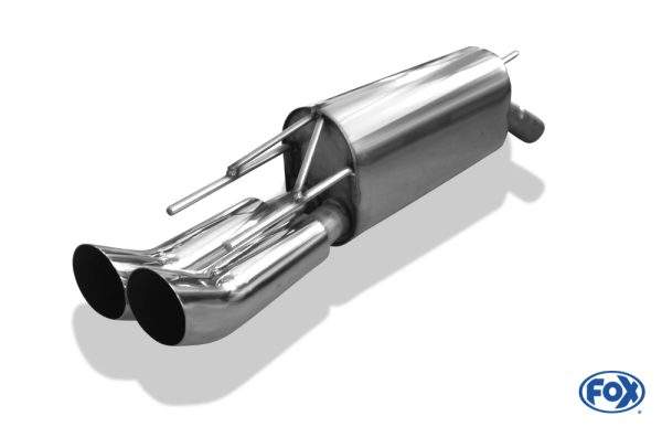 Opel Calibra A Endschalldämpfer - 2x76 Typ 18