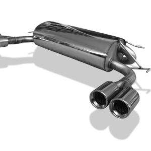 Opel Antara Endschalldämpfer quer Ausgang rechts/links - 2x80 Typ 13 rechts/links