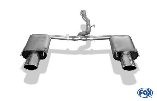 Saab 9-5 - YS3G - Allrad Endschalldämpfer rechts/links - 140x90 Typ 44 rechts/links